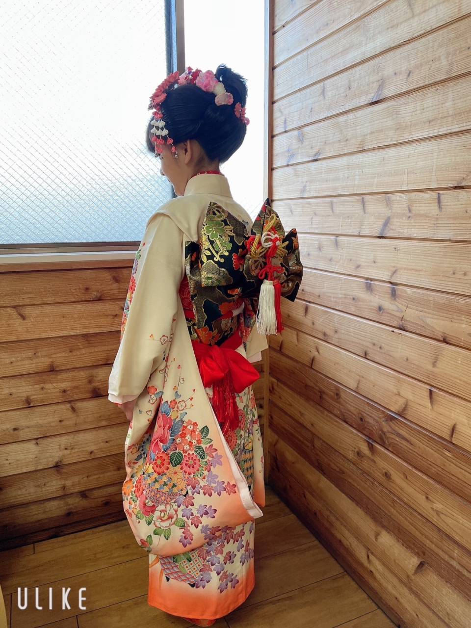 七五三 七歳 着付け 新日本髪 お宮参り